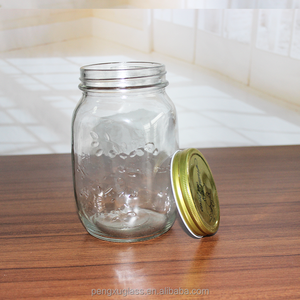 Large bouche ronde vide 500 ml conserve <span class=keywords><strong>confiture</strong></span> bocal en verre alimentaire pour légumes - Product Image 4
