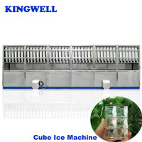 Kingwell Industrial 10 toneladas de hielo Cubo de precio de la máquina de fabricación de hielo comercial para alimentos y bebidas