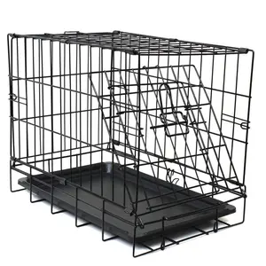 Custom Cheap Commercial European Style Metal Wire Dog Cat Kennel 48"