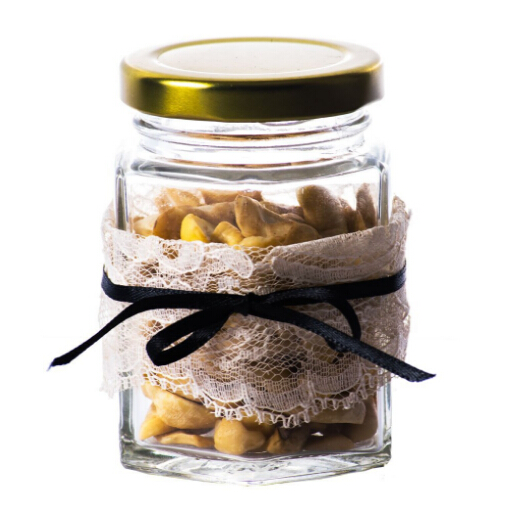 8oz/10oz screw top lid glass honey jar glass jam jar with good seal
