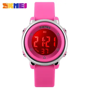 Skmei 1100 брендовые Детские спортивные часы модные светящиеся светодиодные Будильник силиконовый ремешок 50 м водонепроницаемые детские цифровые часы Лидер продаж