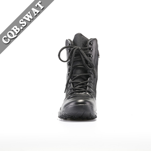 Zd-Ashuai Bottes de combat en cuir noir pour hommes, légères, en caoutchouc/EVA, pour l'hiver - Product Image 4