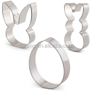 Vendita diretta della fabbrica in acciaio inox di pasqua 3pcs cookie cutter set Con Prezzi A Buon Mercato - Product Image 1