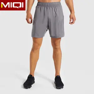 MIQI Traspirante Palestra Abbigliamento Uomini di Fitness Pantaloncini Da Corsa Logo Personalizzato Eco-Friendly Mens Pantaloncini Da Ginnastica