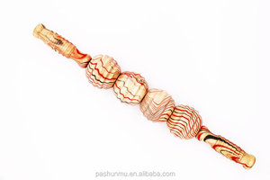 4 bolas de madera masajeador de alivio muscular de mano aplicación natural para el cuerpo - Product Image 4