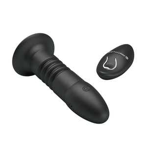 Vibrador Anal Inalámbrico de Silicona, 4 Funciones de Vibración, Recargable por USB, Base de Succión, Masajeador de Próstata - Product Image 4