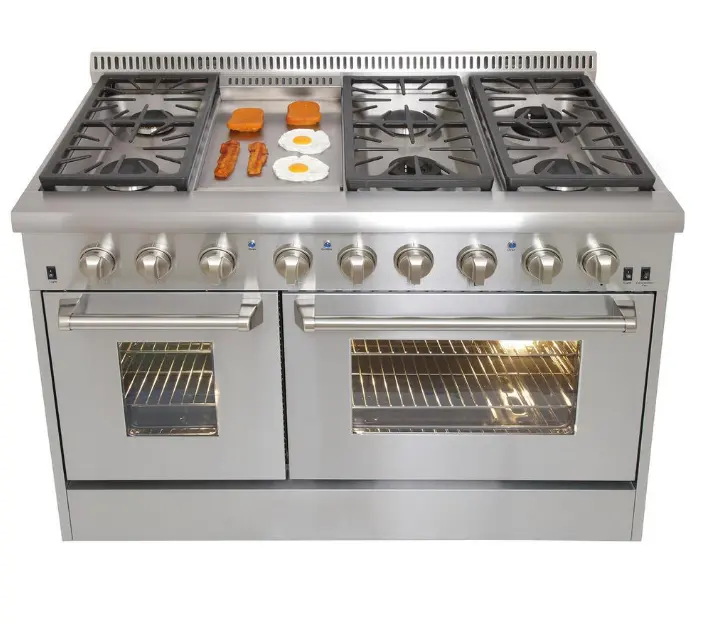 USA oven supply line gas range cooker for sale