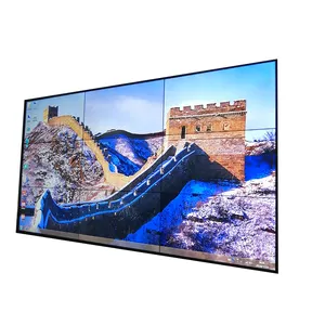 Pembuatan Diy Pengawas Video 55 Inch 3.5 Mm Apa Video Wall LCD untuk Digunakan Di Rumah