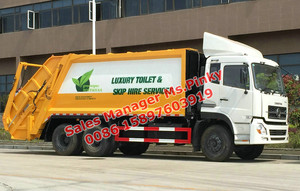 16.000 lít nhỏ gọn rác xe tải dongfeng kinland quyền tay lái nén rác thu xe tải - Product Image 5