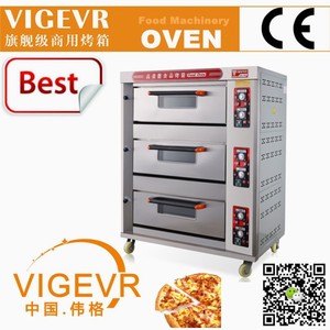 Hornada de la galleta Horno comercial de Tres Capas 6 Bandejas de Horno de Pan de Panadería - Product Image 1