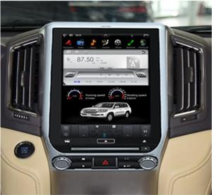 13.8 "Màn hình thẳng đứng Wifi FM/AM video âm nhạc Carplay <span class=keywords><strong>Android</strong></span> Car <span class=keywords><strong>GPS</strong></span> đài phát thanh cho TOYOTA LAND CRUISER lc200 2016-on rảnh tay - Product Image 2
