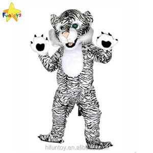 Costumes de mascotte de <span class=keywords><strong>tigre</strong></span> noir et blanc Funtoys CE pour adultes, tenue de Noël - Product Image 1