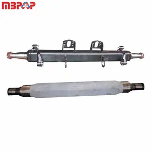 Toptan fabrika fiyat 150MM * 150MM 13T/14T/16T/20T MBPAP amerikan tipi yarı römork aksı kiriş ve parçaları