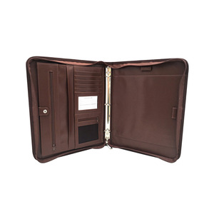 Nuevo Profesional cartera con cremallera maletín <span class=keywords><strong>ejecutivo</strong></span> con asas pu A4 tamaño cartera Cartera de cuero - Product Image 2