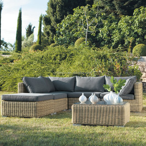 Plástico sintética tejida de mimbre aspecto clásico comedor Muebles muebles de terraza de ratán - Product Image 1