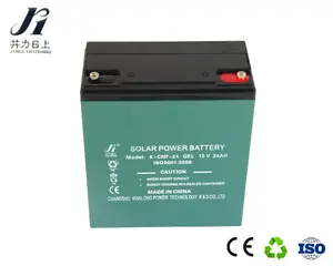 Gel Battery 12v 12V 24AH Sealed Deep Cycle Battery Gel Solar Storage Battery For Solar System