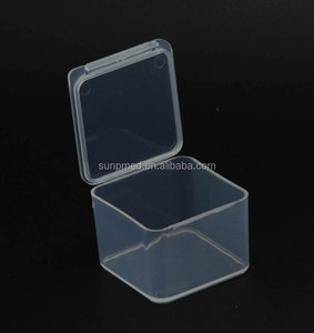 square hinged lid container