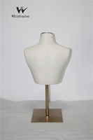 Mannequin de présentation de soutien-gorge de table, modèle court, sans tête, en fibre de verre, original européen, économique