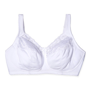 <span class=keywords><strong>Soutien</strong></span>-<span class=keywords><strong>Gorge</strong></span> <span class=keywords><strong>sans</strong></span> Armature en Coton Femme, Confortable, Respirant, Bonnet Complet, Taille Plus, en Dentelle, pour Adultes - Product Image 6