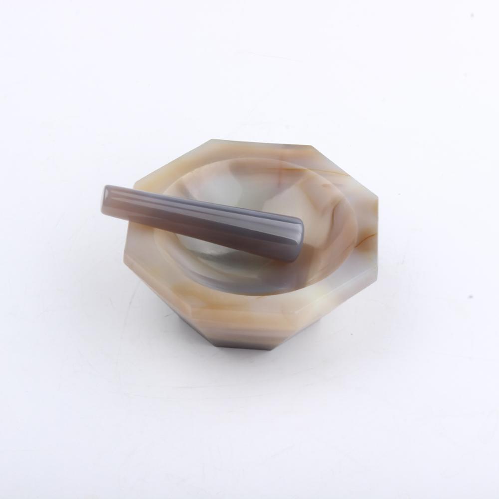 Натуральный агатовый раствор и пестик для лабораторного использования