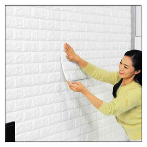 Piastrelle 3D in Schiuma per Decorazione Pareti <span class=keywords><strong>Design</strong></span> 3D Effetto Mattone Carta da Parati/Pannello/Adesivo in Schiuma PE per Decorazione Casa Sfondo TV - Product Image 1