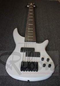 Weifang Rebon7弦高品質ネックスルーボディエレクトリックベースギター - Product Image 4