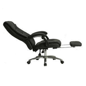Genuine Leather High Back <strong>Reclinning</strong> Office <strong>Desk</strong> <strong>Chair</strong> Ergonomic <strong>Recliner</strong> Computer <strong>Chair</strong> With Footrest - Product Image 2
