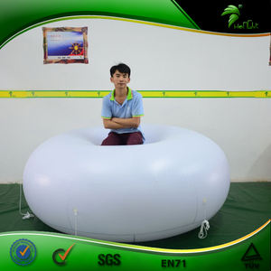 Canapé-lit gonflable rond Hongyi 2M, fauteuil pouf personnalisé, canapé gonflable promotionnel pour événements et publicité, chaise longue gonflable OEM - Product Image 5