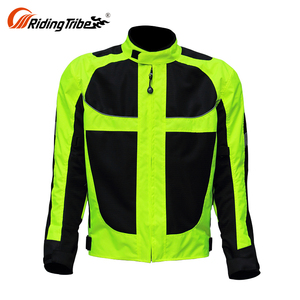 Balap Pertama Pria Kulit Bordir Logo Merek Sepeda Motor Airbag Jaket - Product Image 1
