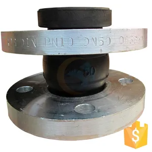 Dn125 DIN standard single sphere soft pipe rubber joint supplier