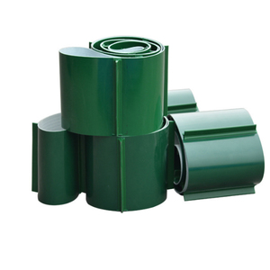 green profile cleated pvc conveyor belt with baffle