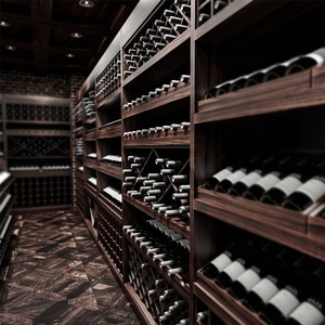 Estante de Madera <span class=keywords><strong>para</strong></span> Botellas de Vino, Estilo Nuevo, Personalizado, <span class=keywords><strong>para</strong></span> Equipamiento de <span class=keywords><strong>Bares</strong></span> y Salones - Product Image 5