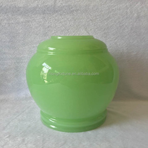 โกศใส่เถ้าเผาหินเทียมขัดเงาสีเขียวบริสุทธิ์แบบกำหนดเอง - Product Image 2