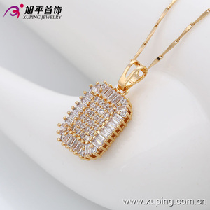 32305 de lujo <span class=keywords><strong>xuping</strong></span> oro joyería diseños con precio imán cuadrado en forma de oro colgante para las mujeres - Product Image 5