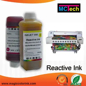 Para ropa de seda resistente al agua tinte reactivo de tintas de impresión