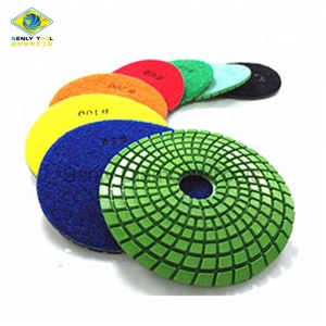 7 Steps Wet Polishing Pads for Granite Marble Quartz Concrete