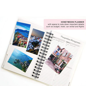 Wholesale Luxury Pvc Cover Chinese <strong>Wedding</strong> Event Sprial <strong>Planner</strong> <strong>Notebook</strong> - Product Image 5