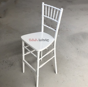 Tabourets <span class=keywords><strong>de</strong></span> <span class=keywords><strong>bar</strong></span> Chiavari en bois massif <span class=keywords><strong>blanc</strong></span> - Product Image 4