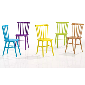 Silla de comedor con respaldo cruzado de madera, diseño moderno Cheep - Product Image 3