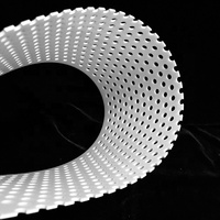Feuille de plastique PVC PP et PE perforée légère avec des trous ronds et carrés