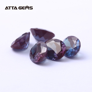 <span class=keywords><strong>Pietra</strong></span> di Alessandrite Taglio Ovale 10x8mm ATTA GEMS, <span class=keywords><strong>Gemma</strong></span> di Alessandrite con Cambio Colore - Product Image 4