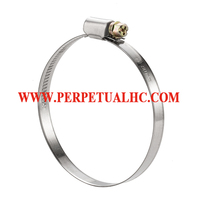 Collier de serrage pivotant en acier inoxydable de type allemand 90-110 mm avec surface polie, mesure en pouces/métrique, fixation de tuyaux en stock