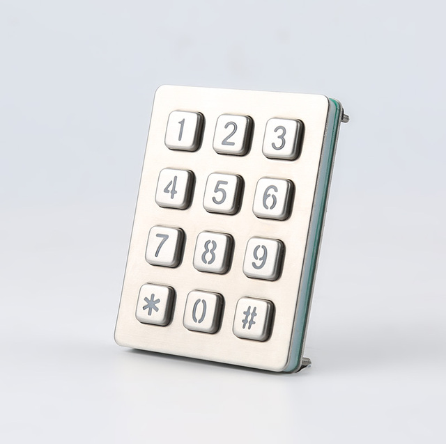 3X4 4X3 Keypad Usb Metal Numeric Keypad Illuminated Numeric Keypad