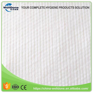 40gsm محبوكة sms نسيج البوليستر سبونليس أقمشة غير منسوجة لحفاضات الطفل - Product Image 3