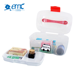 Cuadrado barato <span class=keywords><strong>farmacia</strong></span> cesta de plástico con tapa y asas - Product Image 1