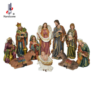 Venta caliente 3D Real Life Christmas Belenes Nuevo diseño Interior Uso religioso Hecho de resina - Product Image 4