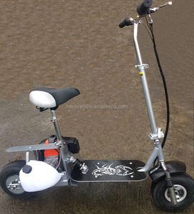 Vente flash HAYA 49cc scooter pliable à essence 2 temps, démarreur à manivelle, roues de 9 pouces, capacité de charge de 100 kg, vitesse maximale de <span class=keywords><strong>41</strong></span> à 50 km/h - Product Image 2