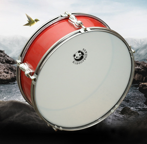 <span class=keywords><strong>Tambour</strong></span> à <span class=keywords><strong>percussion</strong></span> en acier rouge, instrument de musique de nouvel an, avec bord en acier rouge, 13 et 14 pouces - Product Image 4