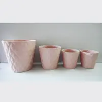 Maceta de cerámica para plantas, columna circular para sala de estar, gran calidad