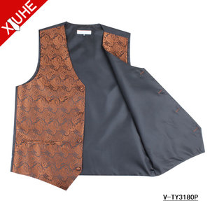 <span class=keywords><strong>Chaleco</strong></span> de poliéster para hombre, traje de <span class=keywords><strong>boda</strong></span>, diseño Paisley, precio razonable, proveedor Chino - Product Image 6